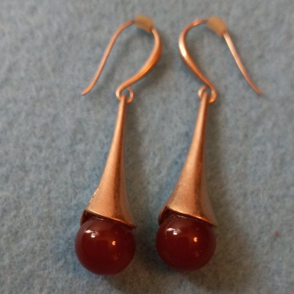Vintage RLM SOHO Elongated Tear Drop Earrings